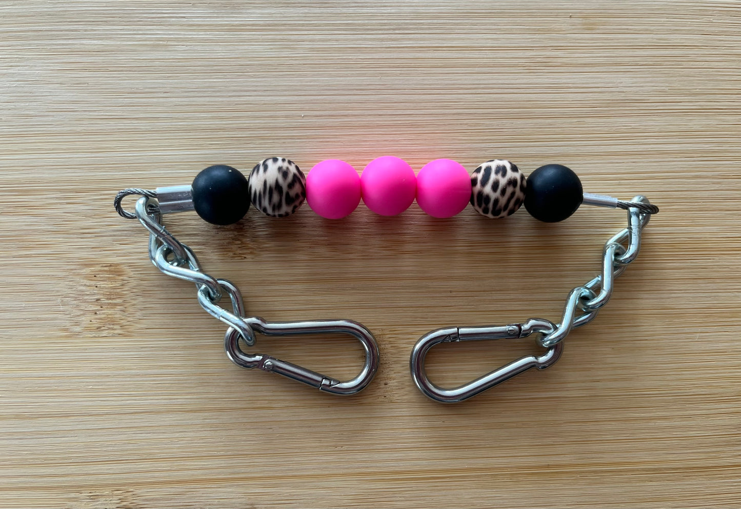 Pink and Black Leopard