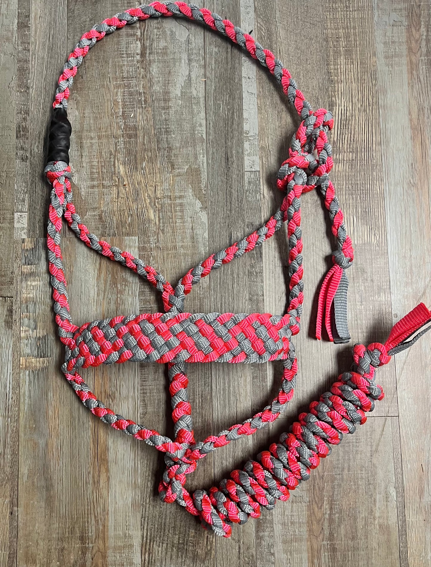 Pink and Gray Regular Halter