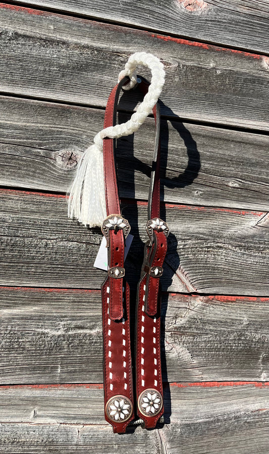 OG White Stone Headstall