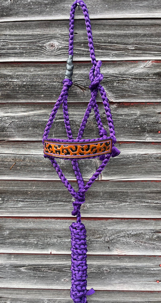 Purple Leopard Leather Regular