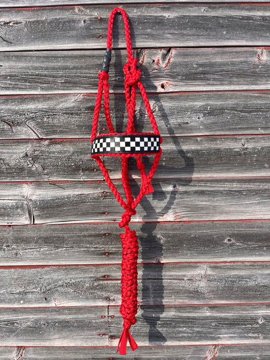 Red Checkered Leather Regular