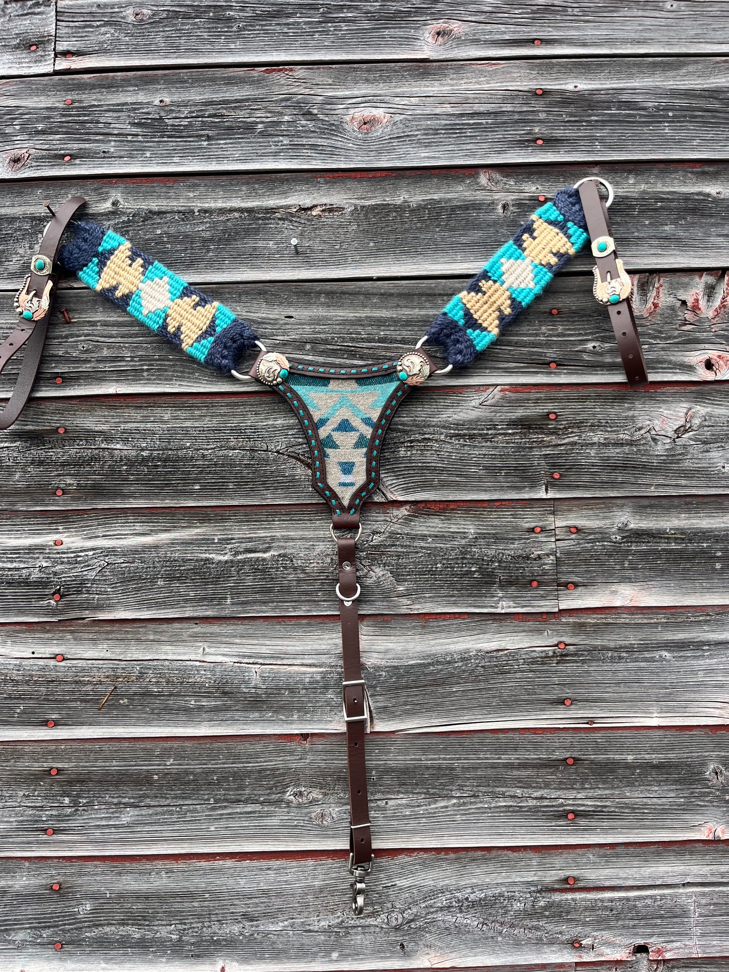 Prairie Sky Mohair Breastcollar