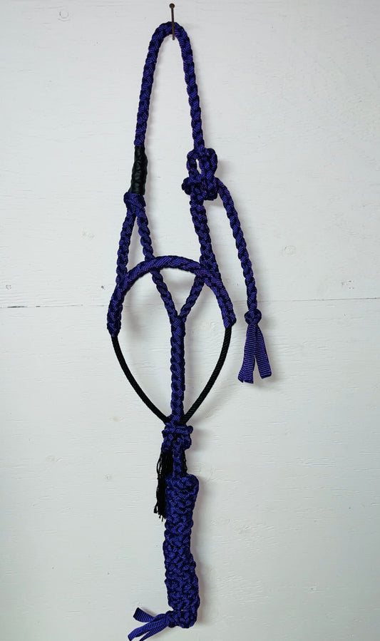 Purple and Black Lariat