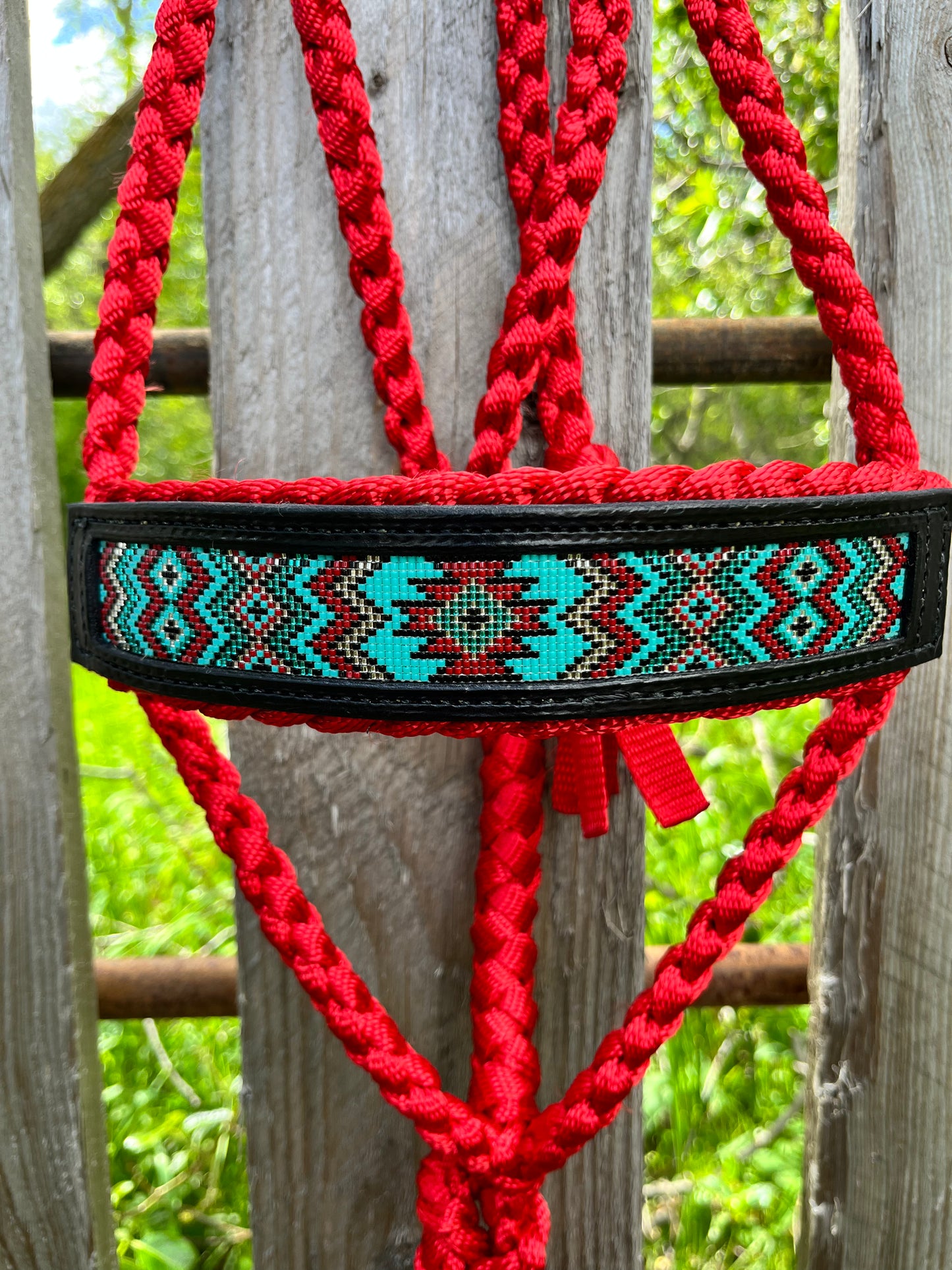 Red Beaded Halter
